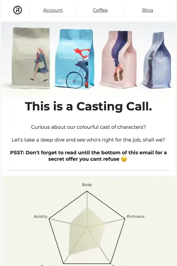 Rosso Email Casting Call